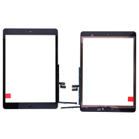  Touch Screen Digitizer With Home Button and Home Button Flex Cable for iPad 7(2019)/ iPad 8 (2020) (10.2 inches) (High Quality) - Black