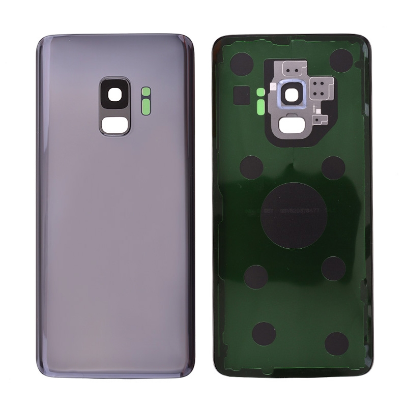 Back Cover with Camera Glass Lens and Adhesive Tape for Samsung Galaxy S9 G960(for SAMSUNG and Galaxy S9) - Gray