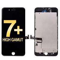  LCD Screen Display with Touch Digitizer and Back Plate for iPhone 7 Plus (High Gamut/ Aftermarket Plus) - Black