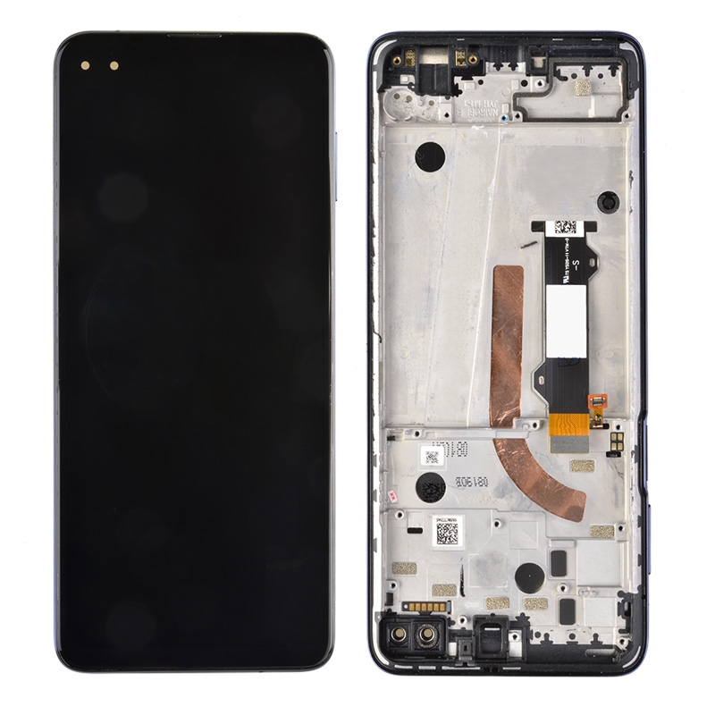 LCD Screen with Frame Digitizer Assembly for Motorola One 5G XT2075 - Blue