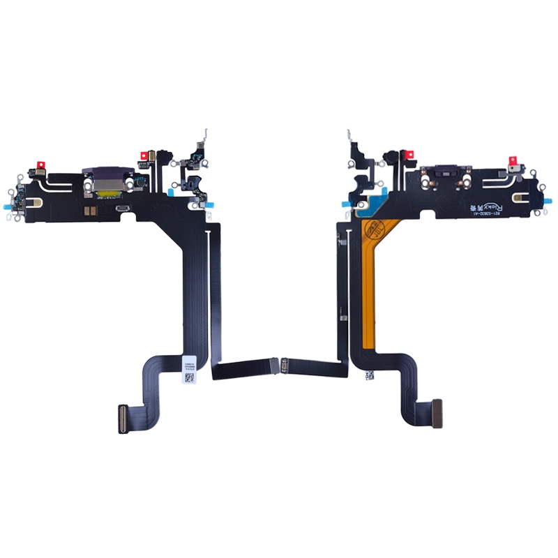 Charging Port with Flex Cable for iPhone 14 Pro Max (High Quality) - Deep Purple