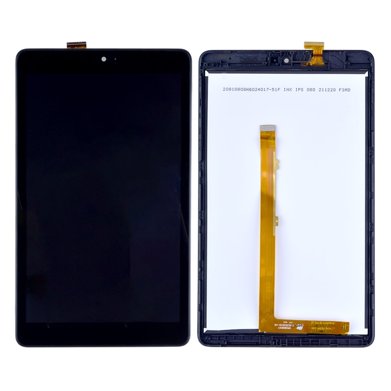 LCD Screen Digitizer Assembly With Frame for Alcatel Joy Tab 2- Black