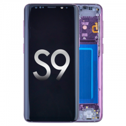  OLED Screen Digitizer with Frame Replacement for Samsung Galaxy S9 G960 (Premium) - Lilac Purple
