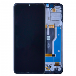  LCD Screen Digitizer Assembly with Frame for T-mobile Revvl 6x - Black