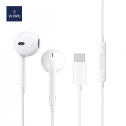  WiWU Type C Wired Earphone - White