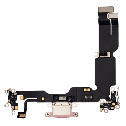  Charging Port with Flex Cable for iPhone 15 Plus (High Quality) - Pink