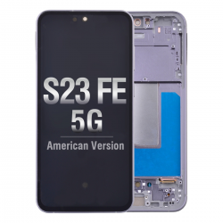  LCD Screen Digitizer Assembly/ With Frame for Samsung Galaxy S23 FE 5G S711 (for America Version)(Premium)